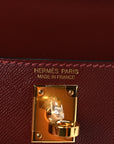 Madame Calfskin Mini Kelly Sellier 20 Rouge H