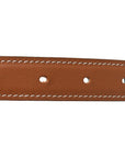 Swift Epsom 24mm Mini Constance H Belt 80 32 Bleu Paon Gold