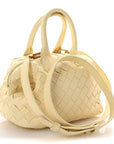 Nappa Intrecciato Mini Bauletto Camomile