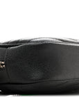 Grain De Poudre Matelasse Monogram Mini Lou Camera Bag Black
