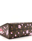 LV X TM Monogram Cherry Blossom Onthego PM Sakura Brown