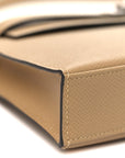 Madame Calfskin Kelly Elan Poussiere