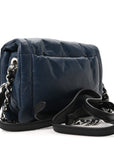 Lambskin The Pillow Bag Blue Sea