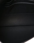 Goatskin Saddle Pouch Black