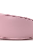 Smooth Calfskin Medium Strap Ava Triomphe Shoulder Pastel Pink