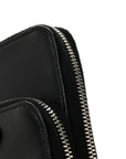 Saffiano Smartphone Case Crossbody Black