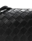Nappa Intrecciato Mini Loop Camera Bag Black