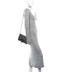 Oblique Saddle Chain Pouch Blue