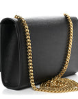 Grain De Poudre Small Classic Monogram Kate Satchel Black