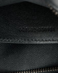 Calfskin Matelasse Monochrome Small GG Marmont Chain Shoulder Bag Black