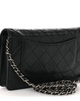Aged Calfskin Quilted Reissue Wallet On Chain WOC Black