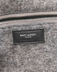 Wool Calfskin Rive Gauche Tote Grey