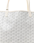 X PEANUTS Goyardine Reversible Anjou GM White