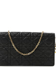 Lambskin Cannage Lady D1OR Pouch Black
