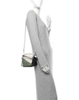 Calfskin Mini Puzzle Bag Soft White Rosemary