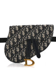 Oblique Saddle Belt Pouch Blue