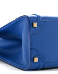 Smooth Calfskin Micro Luggage Royal Blue