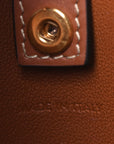 Triomphe Canvas Calfskin Teen Couer Heart Bag Tan