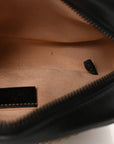 Calfskin Matelasse Mini GG Marmont Chain Shoulder Bag Black