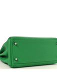Togo Shiny Niloticus Crocodile Kelly Retourne Touch 28 Bambou