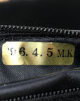 Caviar Quilted Kisslock Shoulder Bag Black