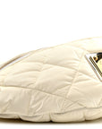 Marsupio Nylon Quilted Piumino 2 Belt Bag White