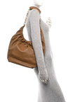 Mellow Nappa Small Squeeze Bag Oak
