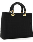 Nylon Cannage Large Lady D1OR Black