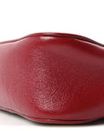 Monogram Azalea Calfskin Matelasse Diagonal Small GG Marmont Chain Shoulder Bag Beige Ebony New Cherry Red