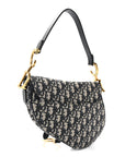 Oblique Saddle Bag Blue