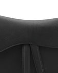 Grained Calfskin Saddle Bag Black