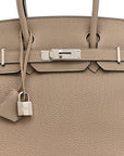 Togo Birkin 30 Gris Tourterelle