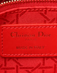 Lambskin Cannage Small My ABCD1OR Lady D1OR Red