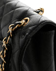 Caviar Maxi Single Flap Black