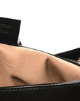 Boarded Dyana Lux Calfskin Small Jackie 1961 Hobo Black
