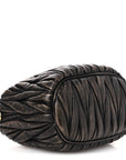 Nappa Matelasse Pouch Sand Coffee