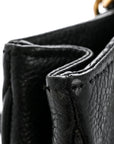 Caviar CC Flap Shoulder Bag Black