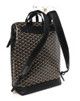 Goyardine Calfskin Cisalpin Backpack Black