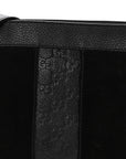 GCCIssima Suede Crossbody Bag Black