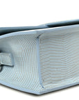 Calfskin Lizard Embossed Le Grand Bambino Light Blue