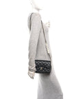 Lambskin Quilted Small My Precious Flap Black