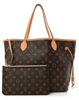 Monogram Neo Neverfull MM Rose Ballerine