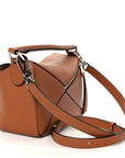Calfskin Small Puzzle Bag Tan