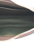 GG Supreme Monogram Textured Dollar Calfskin Web Mini Ophidia Shoulder Bag Beige Ebony New Acero