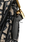 Oblique Saddle Bag Blue