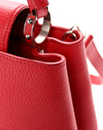 Taurillon Capucines PM Rubis