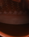 Nappa Intrecciato Small Andiamo Shoulder Bag Sapele