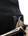 GG Supreme Monogram Medium Dionysus Shoulder Bag Black