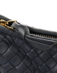 Nappa Intrecciato Medium Veneta Hobo Atlantic