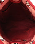 Canvas Mini Deauville Tote Red